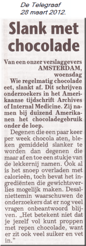 De Telegraaf 28 maart 2012